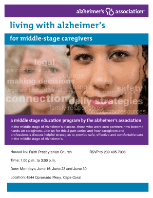 Middle Stage Alzheimer's Caregiver Education Program