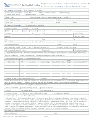 Employee Addendum to Employer Disclosure