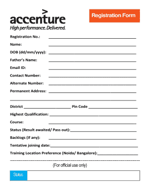 Student Registration Form