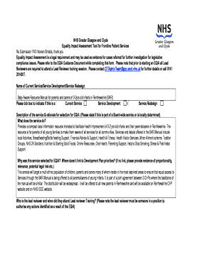Equality Impact Assessment for Baby Aware Resource Manual