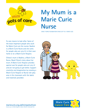 Marie Curie Nurse Role-Play Activity