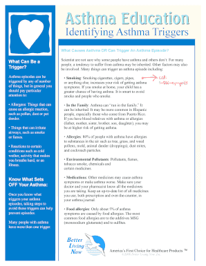 Asthma Education Form