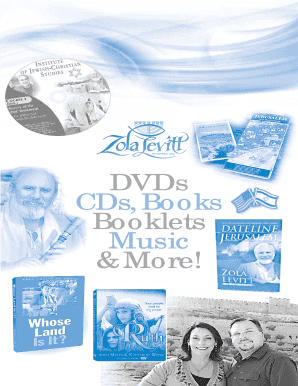 Zola Levitt Book Order Form