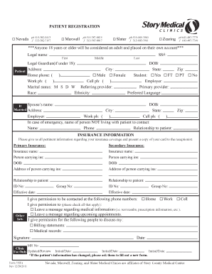 Patient Registration Form