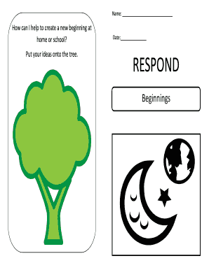 Beginnings Topic Planning Form