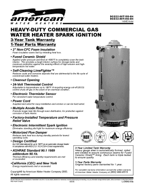 How to write guarantor letter - Spec Sheets04 2005 3yr.indd