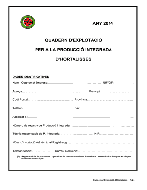 Vegetable Production Integrated Management Record Book