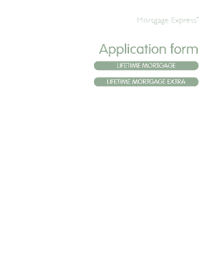 Lifetime Mortgage Application Form