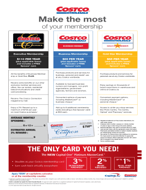 Costco Membership Application Form
