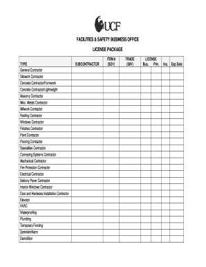 Trade License Application