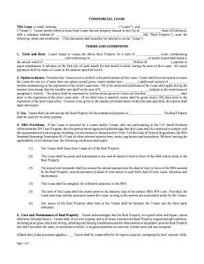 Commercial Lease Agreement
