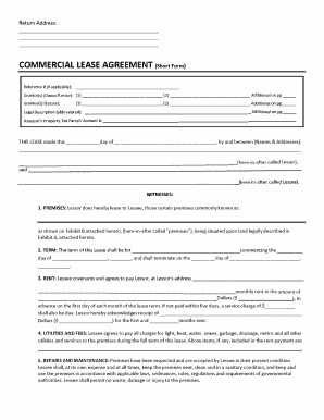 Commercial Lease Agreement
