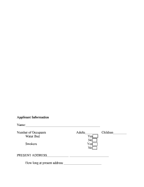 Ohio Rental Application