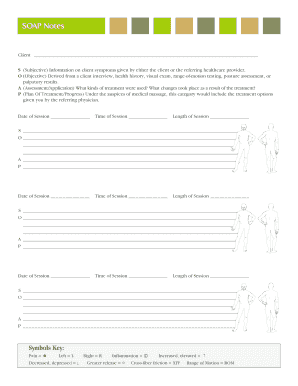 SOAP Notes for Medical Massage