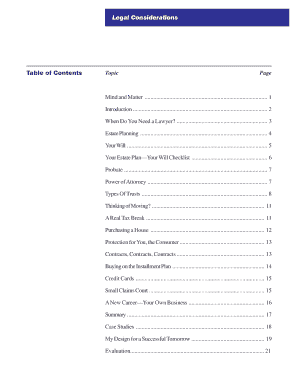 Legal Considerations Guide