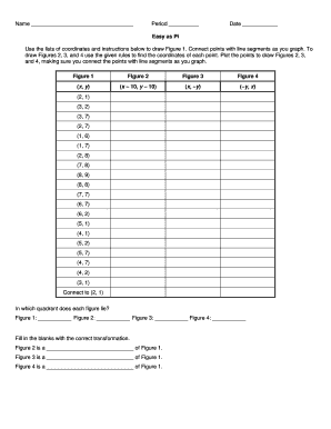 Math Worksheet - Graphing and Transformations