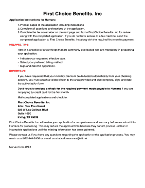Illinois Standard Health Application