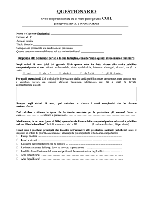 Questionario