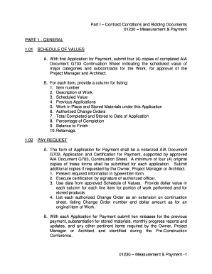 AIA G702 and G703 Payment Application Forms