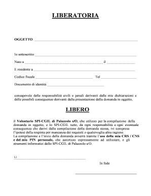 Liberatoria