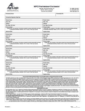 Partnership Statement for Crop Insurance