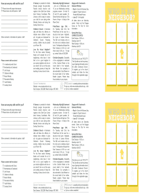 Crestwood Church Connection Card