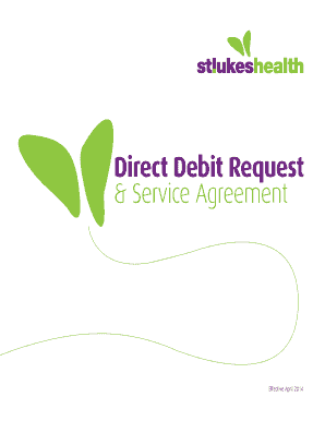 Direct Debit Request and Service Agreement