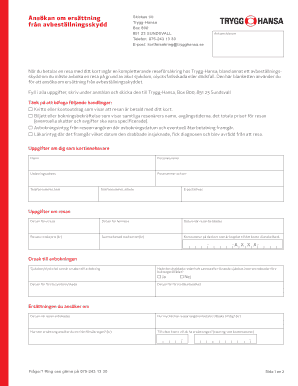 Travel Cancellation Insurance Claim Form
