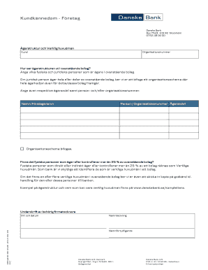 Danske Bank Ownership Structure Form