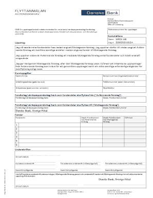 Fond Transfer Authorization Form
