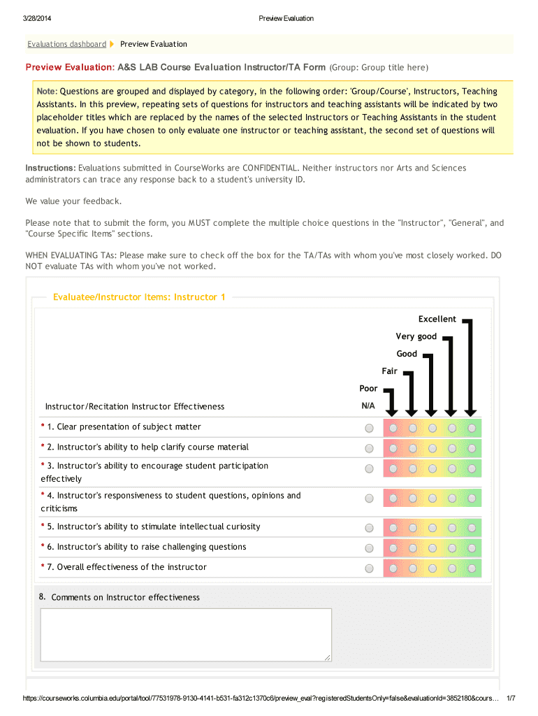 Form preview