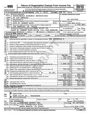 Form 990 Return of Organization Exempt From Income Tax