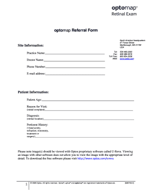 Optomap Referral Form