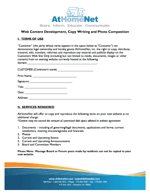 Website Content Transfer Agreement