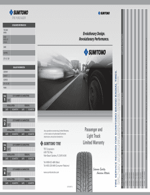 Sumitomo Tire Service Record