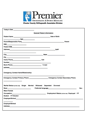 Patient Information Form