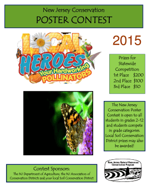 New Jersey Conservation Poster Contest 2015