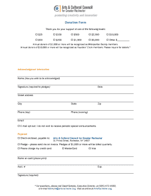 Donation Form