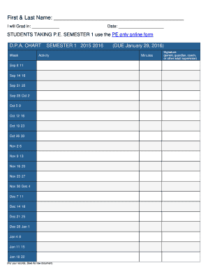 British Columbia Daily Physical Activity Log
