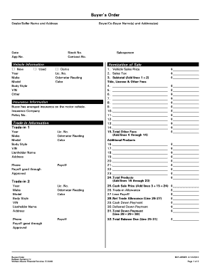 Vehicle Purchase Agreement