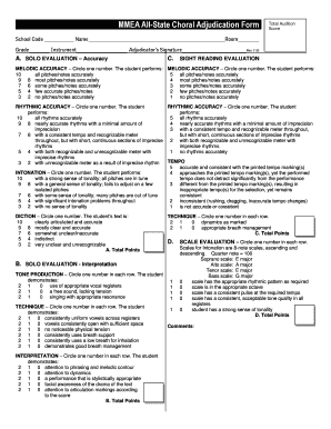 MMEA All-State Choral Adjudication Form