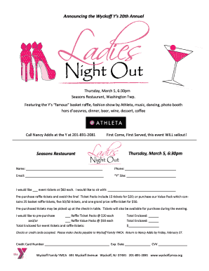 Ladies night out flyer 2015.pub - Wyckoff Family YMCA