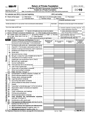 IRS Form 990-PF