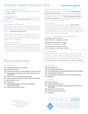 NTI 2015 Registration Form