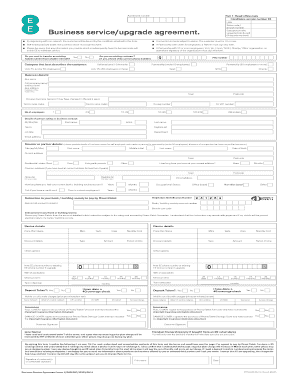 EE Business Service Upgrade Agreement