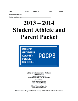 Maryland Student Athlete Preparticipation Physical Evaluation Form