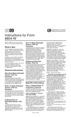 Instructions for Form 8804-W