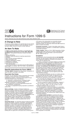 Instructions for Form 1099-S