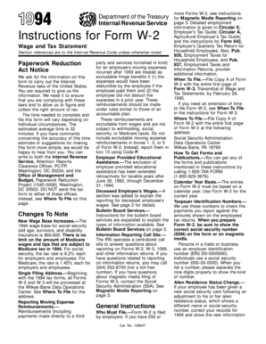 Instructions for Form W-2