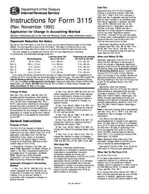 Instructions for Form 3115